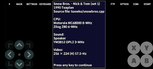 MAME 0245 Screen 3