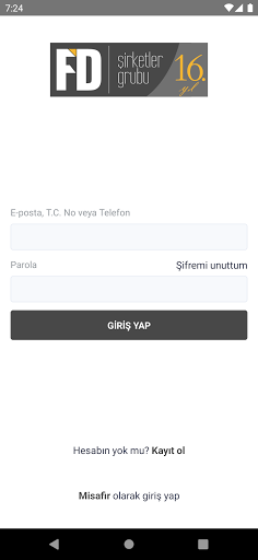 Android application Ferhat Değer SYS screenshort