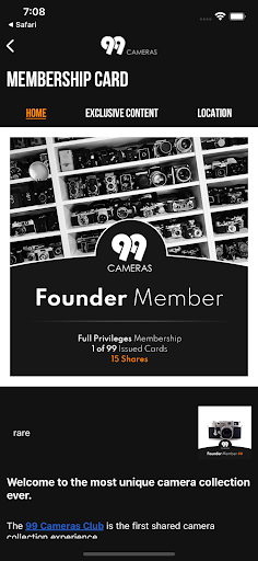 99 Cameras Club Reader Screen 3