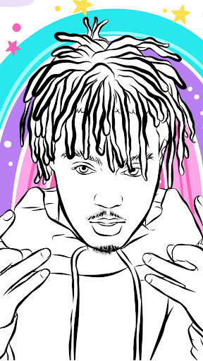 Android application AR Drawing Coloring Juice Wrld screenshort