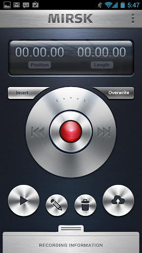 Android application MIRSK Dictation+ screenshort