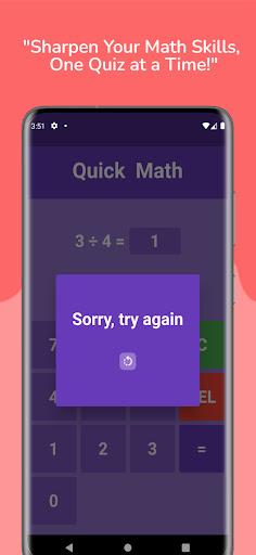 Quick Math Screen 3