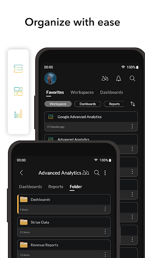 Screenshot of Zoho Analytics – Mobile BI