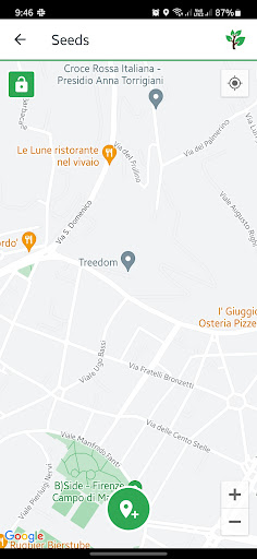 Android application Georeference screenshort