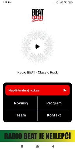 Android application Radio Beat screenshort