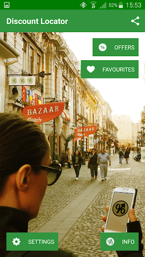 Android application Discount Locator screenshort