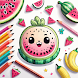 Fruit n Vegetable Color Kawai - Androidアプリ