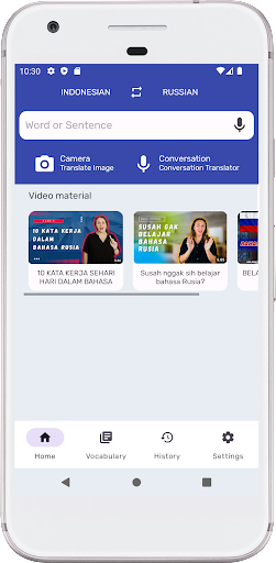 Android application Kamus Rusia Indonesia Offline screenshort
