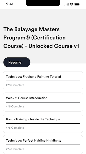 Masters Academy Screen 2