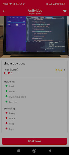 OnTA - Online Travel Assistant Screen 3