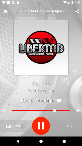 Android application Fm Libertad General Belgrano screenshort