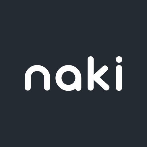 Ikon med logotyp för naki