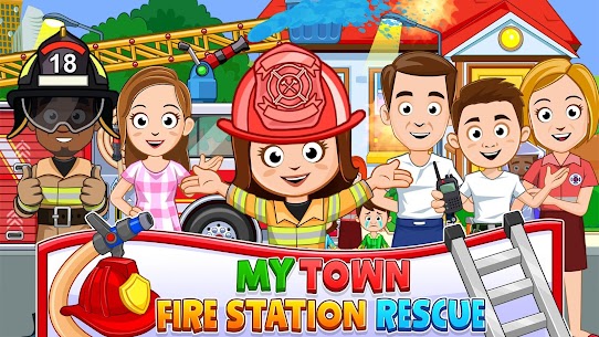 My Town : Fireman & Fire Station Story Game Mod Apk 1.02 7