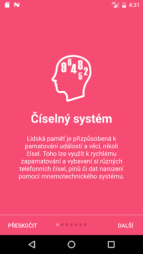 Android application Number2Mind screenshort