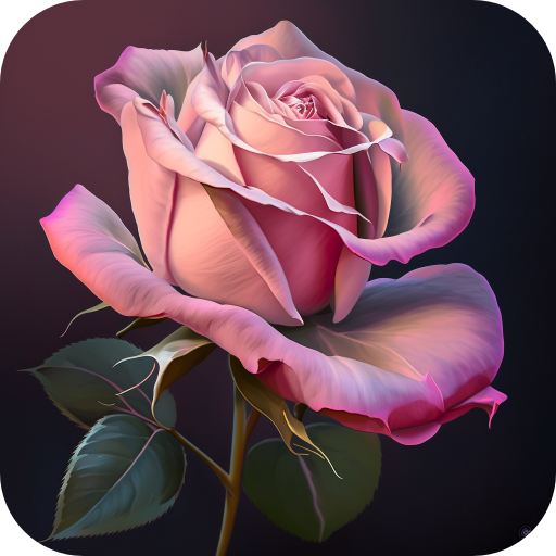 Pink Rose Video Live Wallpaper  Icon