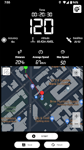 GPS スピードメーター : スピードトラッカー