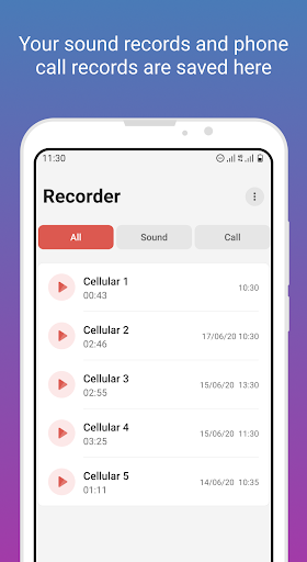 Vsmart Sound Recorder Screen 2