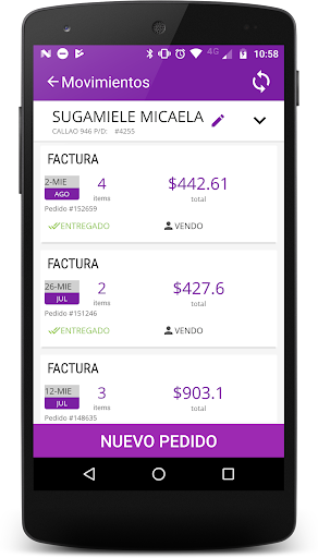 Android application Vendo Nextbyn screenshort