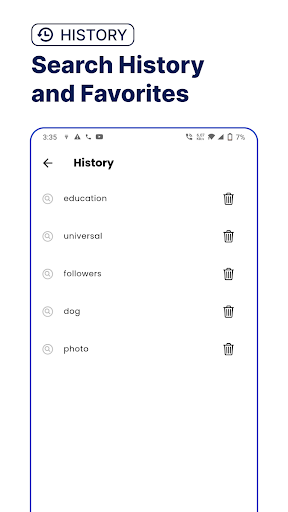 ImageSeeker: Search images Screen 3