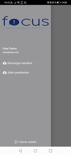 Android application Focus screenshort