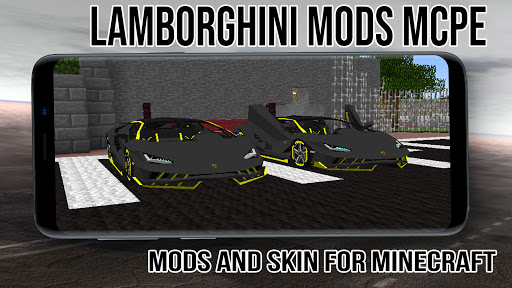 Lamborghini Car MCPE - Cars Mod For Minecraft PE
