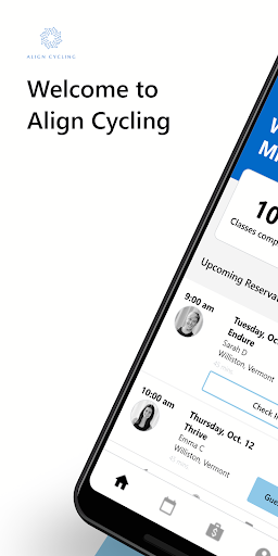 Android application Align Cycling screenshort