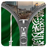 Saudi Arabia Zipper LockScreen icon