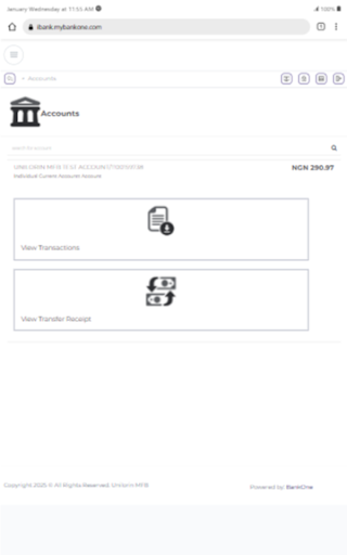 Captura de pantalla de Unilorin MFB
