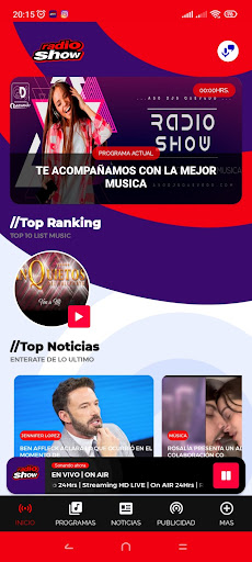 Radio Show Online Quevedo Screen 2