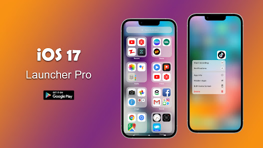 iOS 17 Launcher Pro 1.2 APK + Mod (Free purchase) for Android