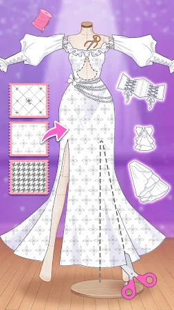 Game screenshot ファッションテーラー：服デザイン, Fashion hack