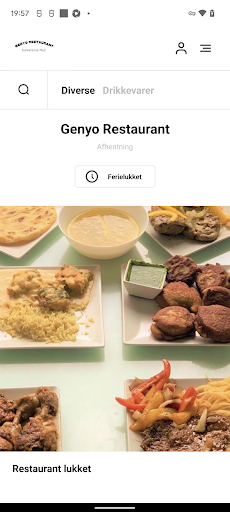 Android application Genyo Restaurant screenshort