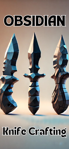 Obsidian Knife Crafting ASMR