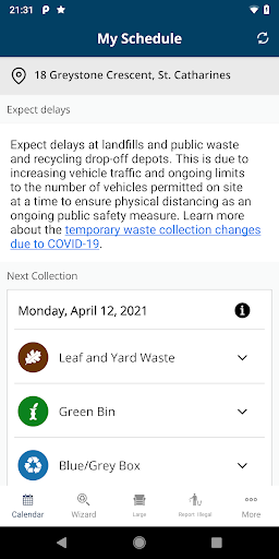 Niagara Region Waste Screen 3