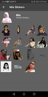 Mia Khalifa Stickers (WAStickerApps) 2.0.0 screenshots 2