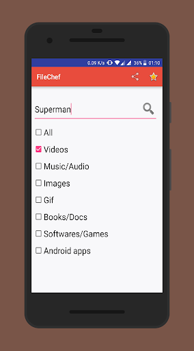 FileChef - Find Movies, Music, Books screenshot 2