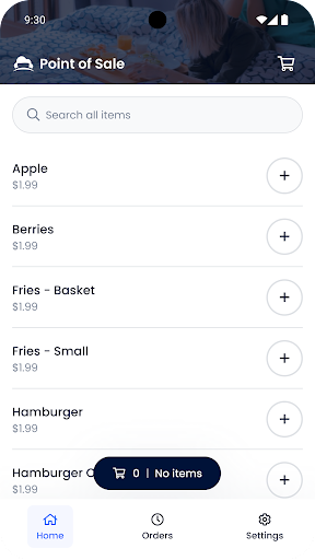 Android application POS by Cloudbeds screenshort