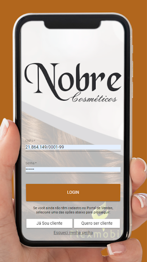 Android application Nobre Cosmeticos screenshort