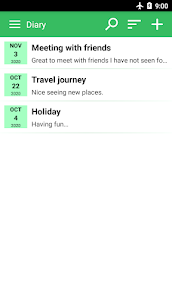 Diary, Journal app with lock 3