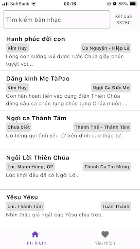 Sổ Tay Thánh Ca Screen 2