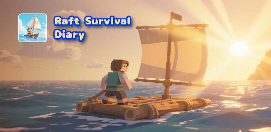 Download Raft Survival Diary Mod APK 1.1 – (Remove ads,Free purchase,Unlimited money)