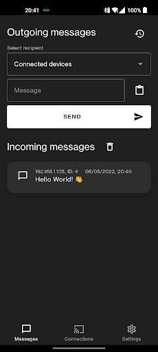 Android application AirSend screenshort