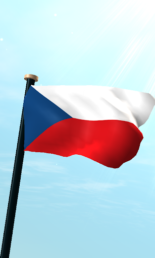 Android application Czech Republic Flag 3D screenshort