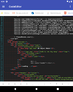 Captura de Pantalla 9 Code Editor Mobile - PHP, Java android