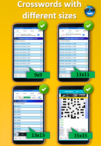 Fill it ins word puzzles - free crosswords screenshots 6