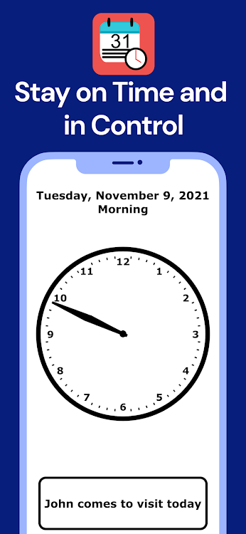 Calendar Clock Dementia Clock - New - (Android)
