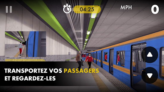 Métro Simulateur: Jeu Conduit‪e‬ & Subway Station screenshots apk mod 3