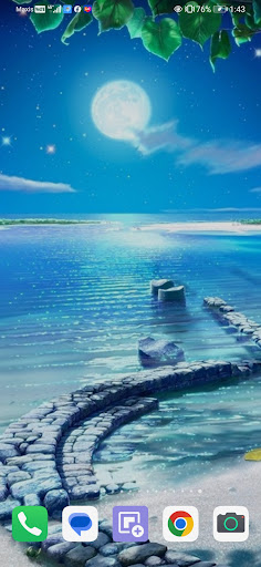 Android application Beautiful Moon HD Wallpapers screenshort