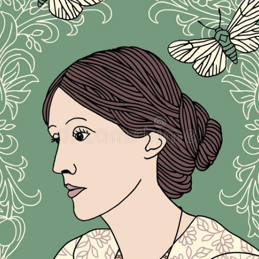 Virginia Woolf frases logo