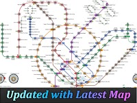 screenshot of Singapore MRT Map Route 新加坡地铁